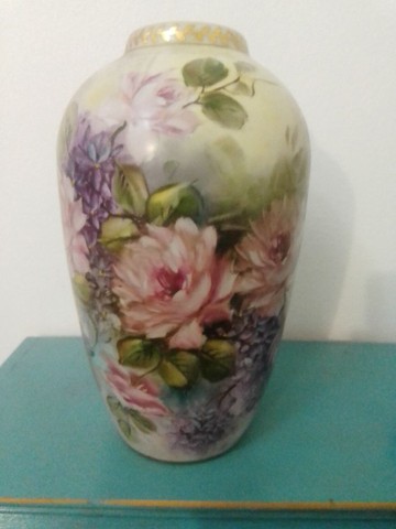 Vaso em porcelana pintado a mão  - Foto 2