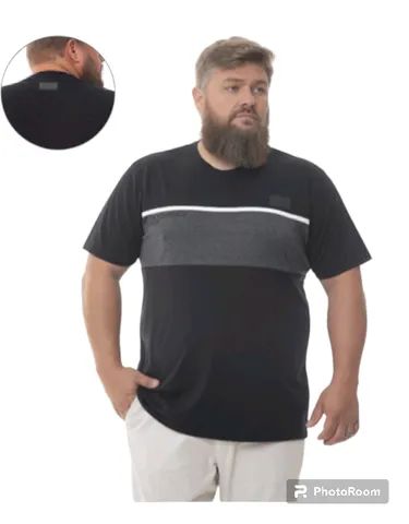 Camiseta moda maior SBA100% algodão  - Foto 5
