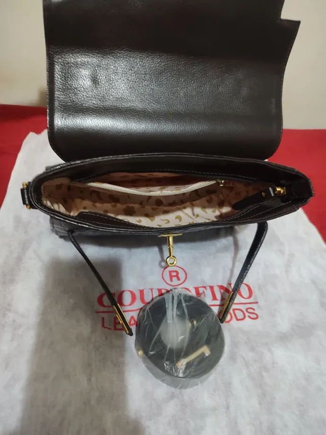 Bolsa Pequena Courofino (NÃO FAÇO MENOR PREÇO)