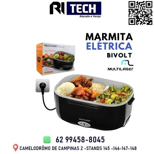 Marmita Termica Eletrica Gourmet Bivolt Multilaser 1 Litro