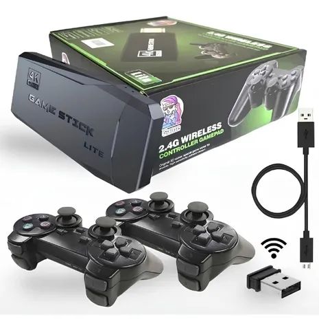 Não precisa de Internet- Game Stick 4K com 20 Mil Jogos Versão Atualizada -  Artigos infantis - Antônio Bezerra, Fortaleza 1241665955