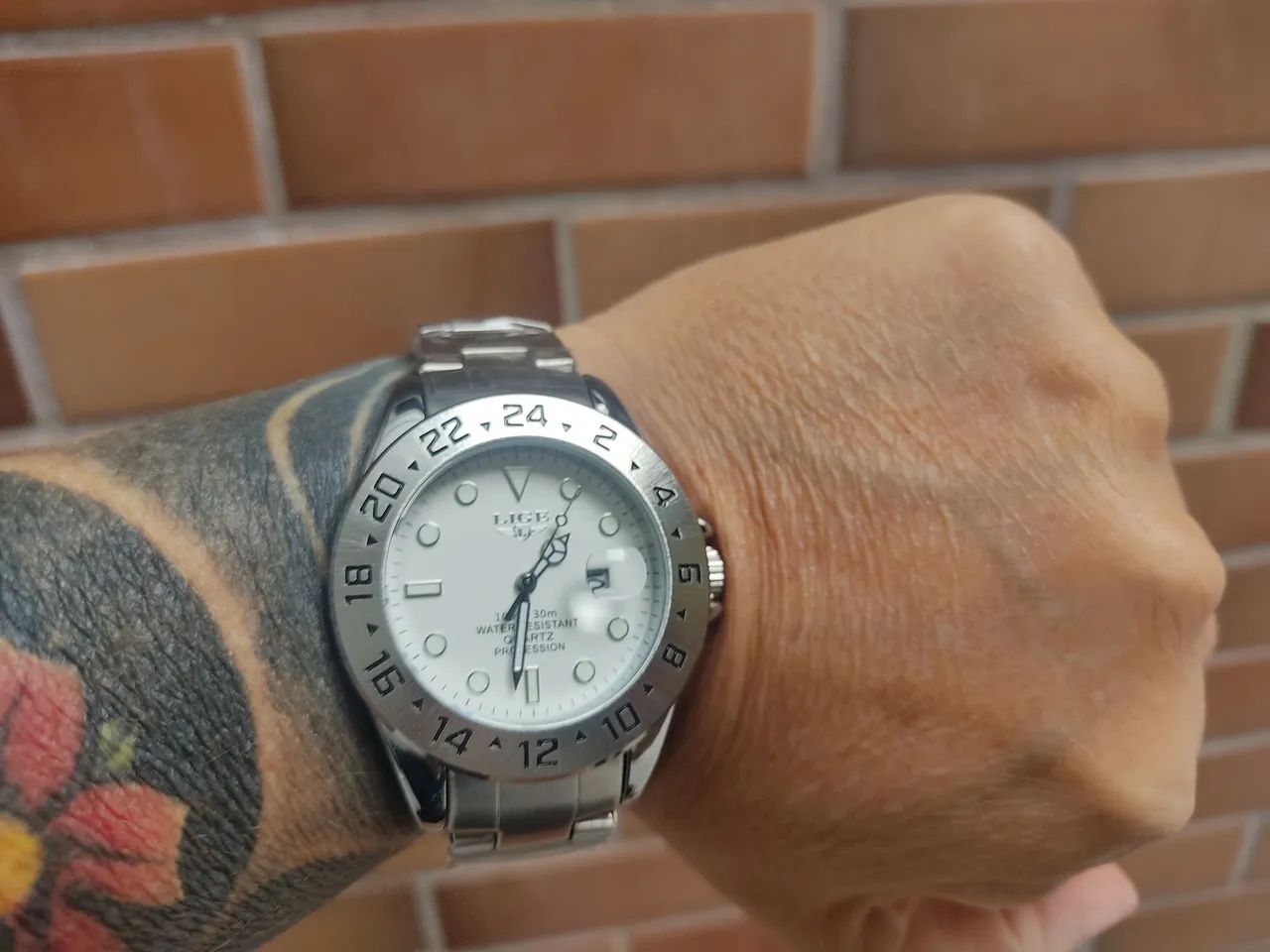 Relógio Masculino a Quartz Lige 8947 - Foto 5
