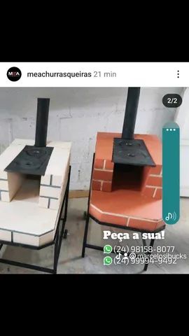 Fogão portátil de 2 bocas - M&A Churrasqueiras - Foto 2