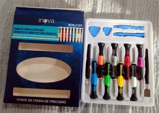 Kit Chaves De Fenda De Precisão Inova Scr-7193 - Foto 4