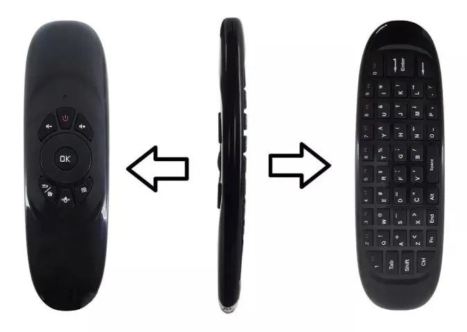 Mini Teclado Sem Fio Mouse Touch Tv Wireless Com Luz Air Mouse Controle Tv Notebook Pc - Foto 6