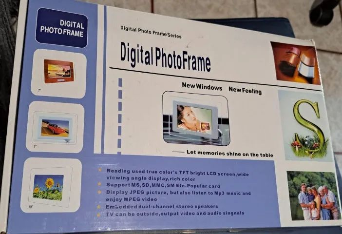 PROMOÇÃO - Porta retrato digital