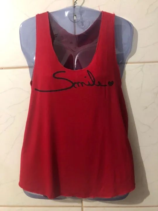 Blusa vermelha (P)