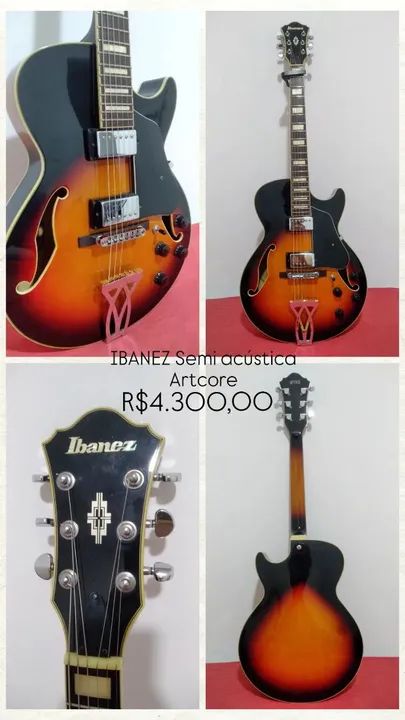 Guitarra IBANEZ Semi acústica artcore 