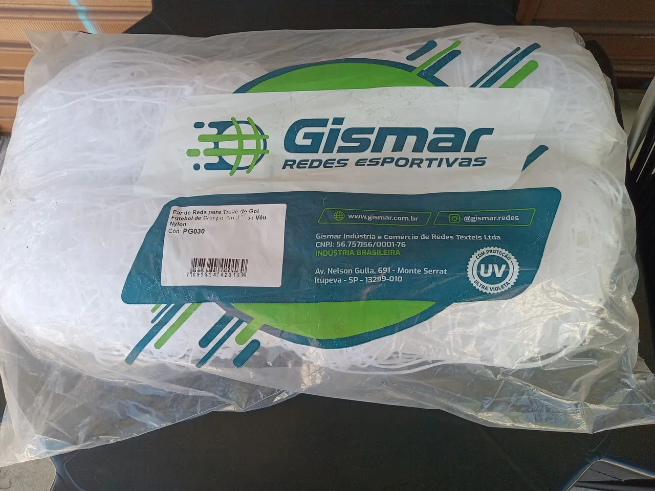 Rede para Trave de Futebol - Gismar - Nova