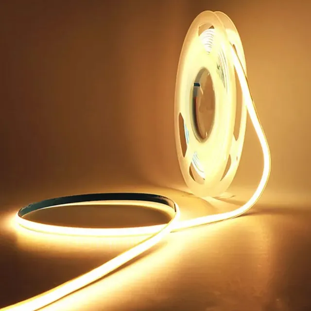 FITA LED CONTÍNUA P/ INTERIOR 5M 8MM 12W AMBAR (2700K)