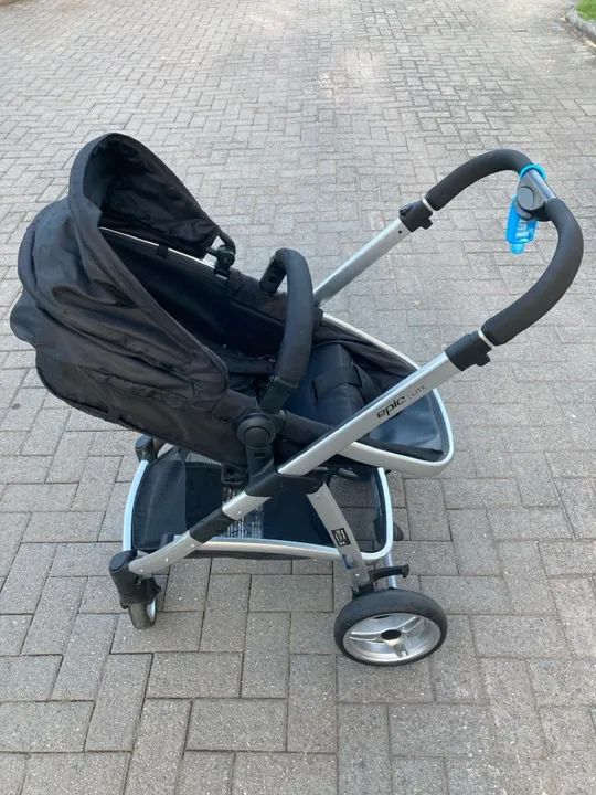 Carrinho de Bebê - Epic Lite Infanti Preto - Foto 3