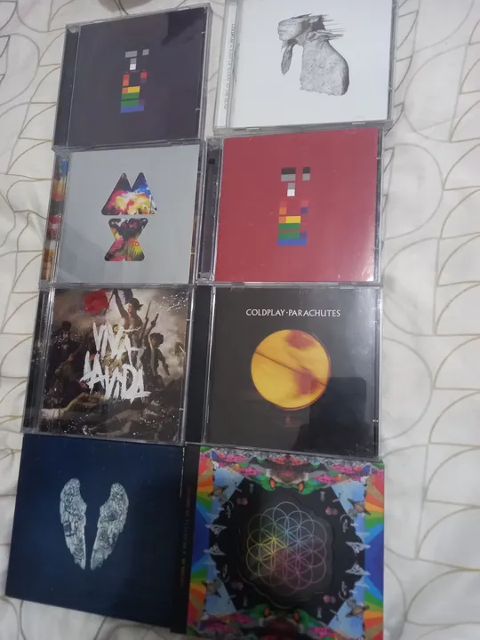 Lote de 8 CDs coldplay original em perfeito estado