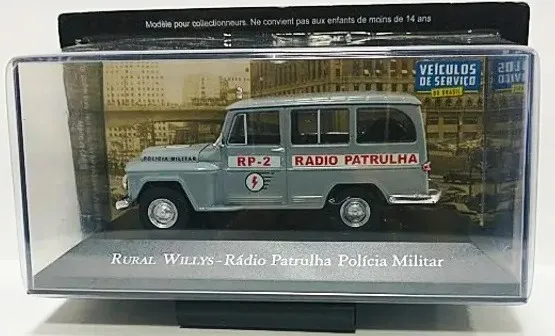 miniatura da coleção de veículos de serviço escala 1:43