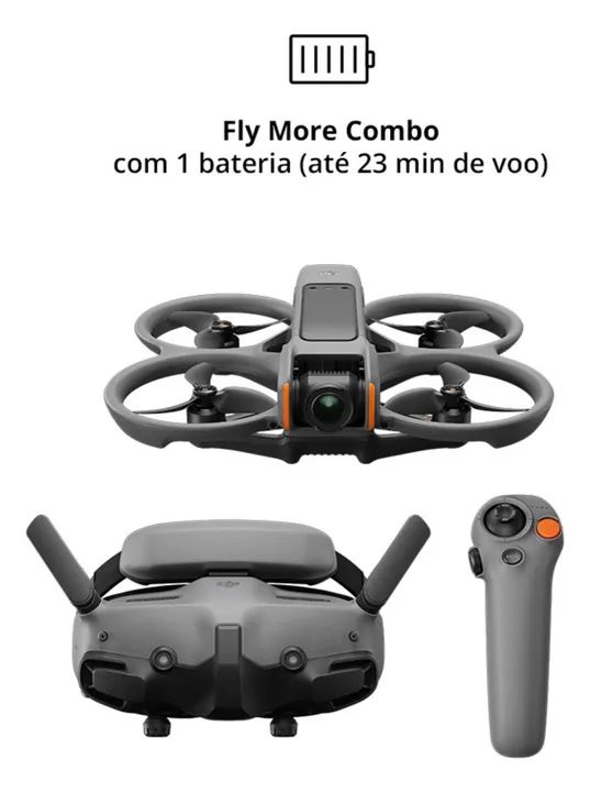 Drone DJI Avata 2 - Novo, Lacrado - Leia o Anúncio - Envio Hoje