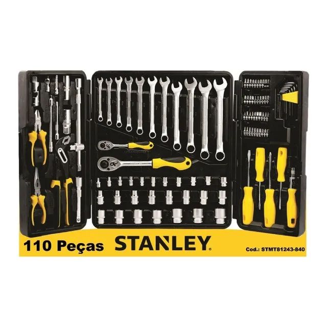 Jogo Ferramentas 110 Peças Com Maleta Stanley - Foto 4