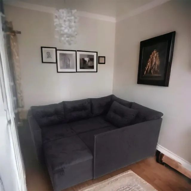 SOFÁ DE CANTO CAMA Casal Perfeito e ótimo para sua casa Preço especial Novos de fábrica - Foto 2