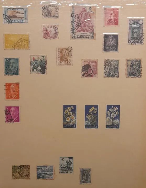 Coleção de selos - décadas de 50/60/70... - Foto 3