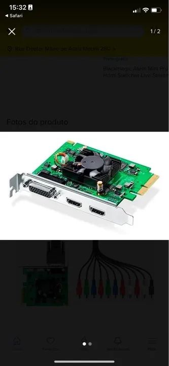 Placa Captura BlackMagic Intensity Pro 4K