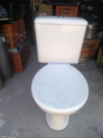 Vaso sanitário acoplado branco  - Foto 2