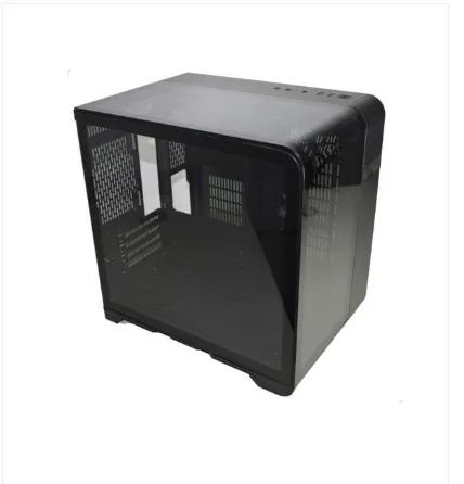 GABINETE GAMER K-MEX AQUARIO CG-48KI CYBERPUNK PRETO DISPLAY DIGITAL 009984 - Foto 3