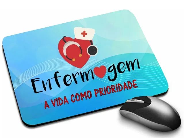 Mousepad Enfermagem 17x22 cm