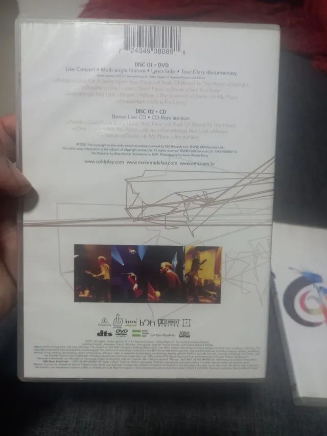 DVD COLDPLAY LIVE 2003 - Foto 3