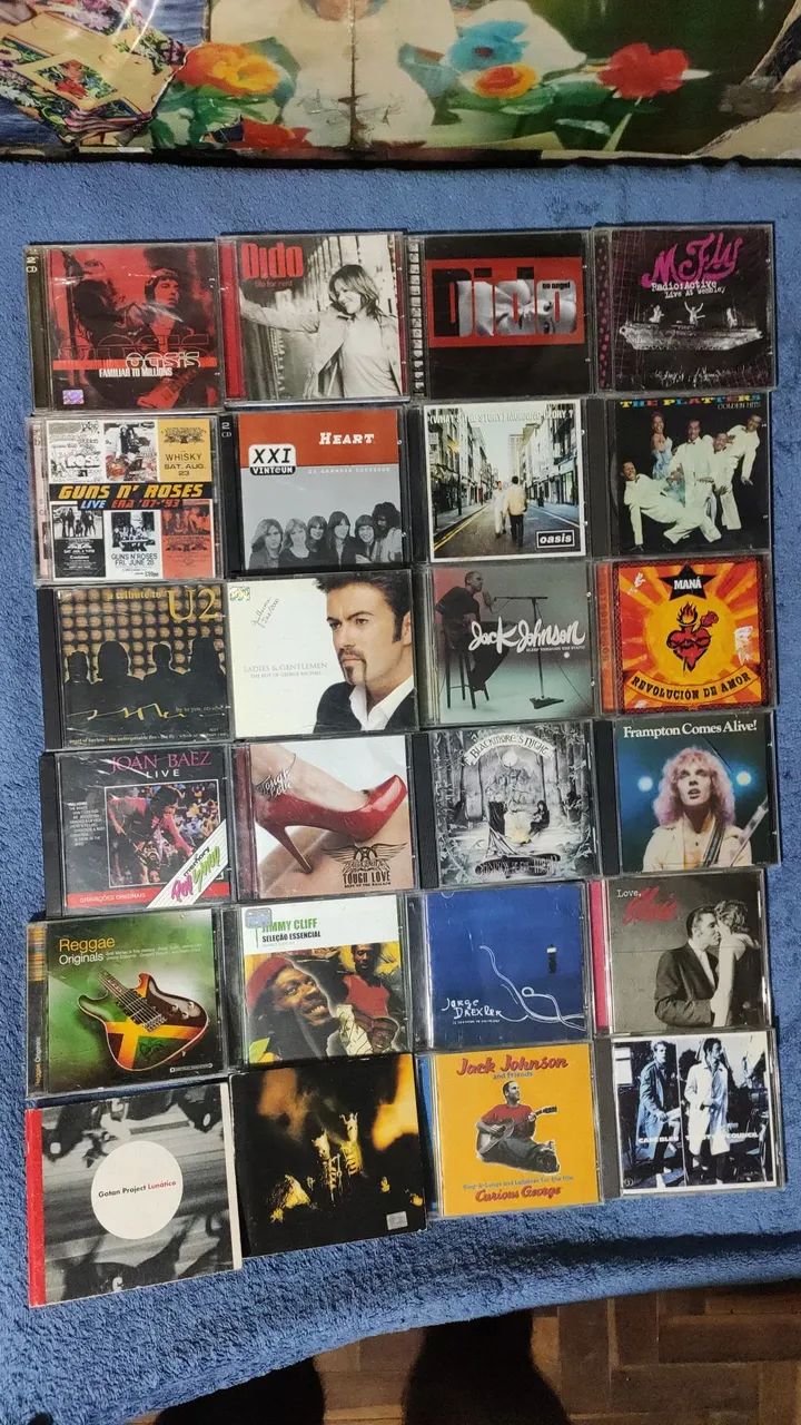 24 cds de rock pop etc Jimmy Cliff Guns n roses pearl ja