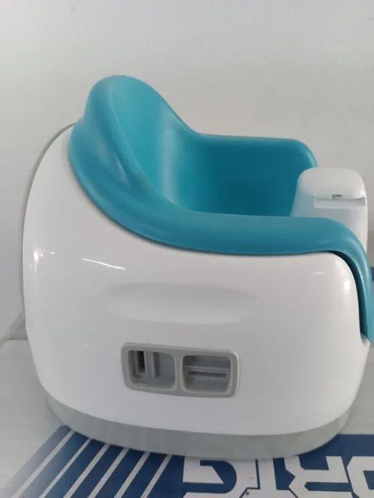 Cadeira de Alimentação Infantil Bumbo - Azul e Branco - Foto 5