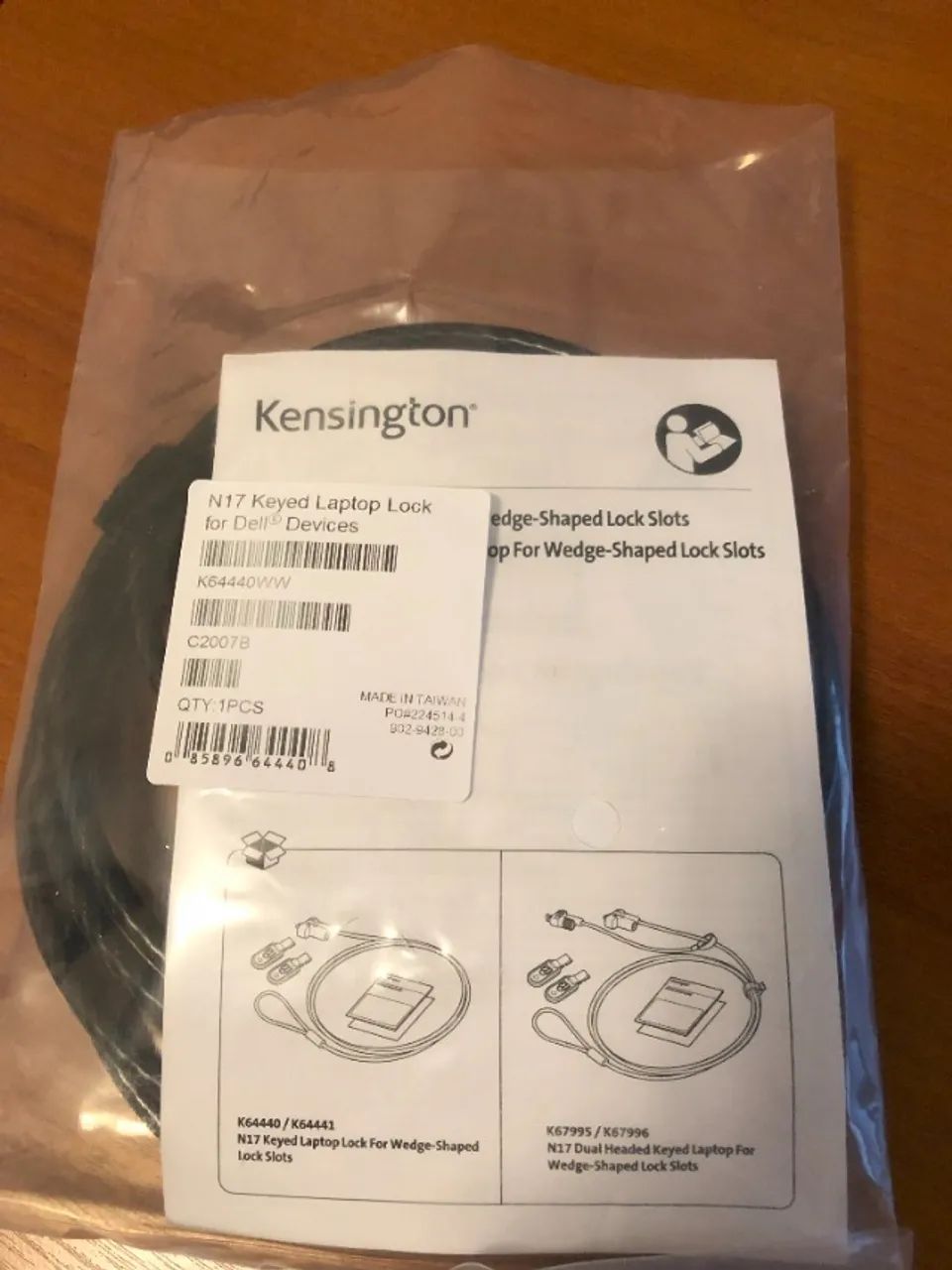 Trava de Segurança para Notebook Dell - N17 Keyed Laptop Lock - Foto 4