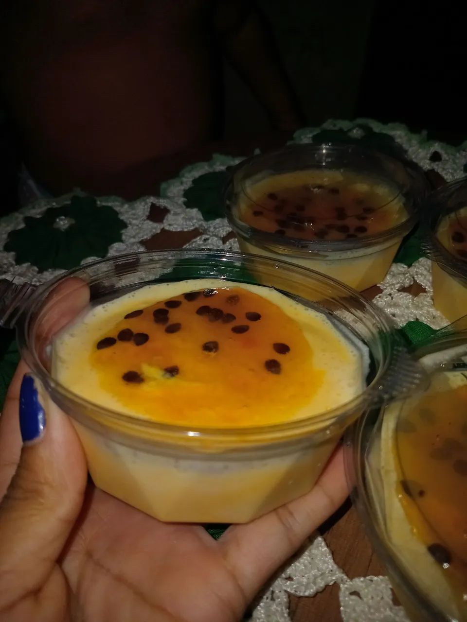 Mousse de maracujá em pote - maracujá e limão  - Foto 3