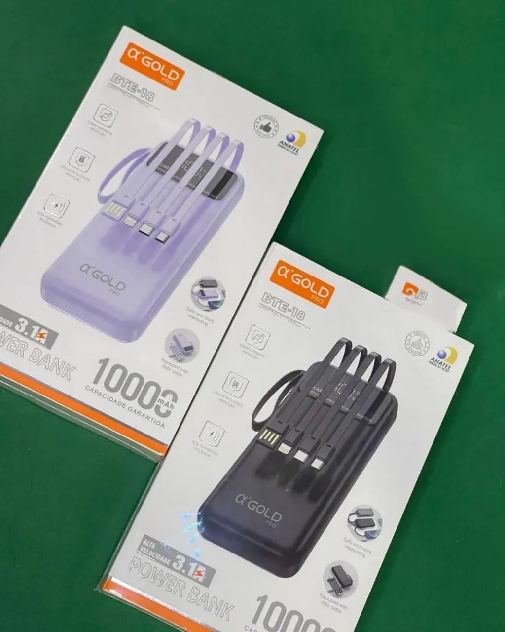 Carregador Portátil Power Bank novos com garantia 20.000mah 10000mAh 3.1A - Diversas Cores - Foto 2