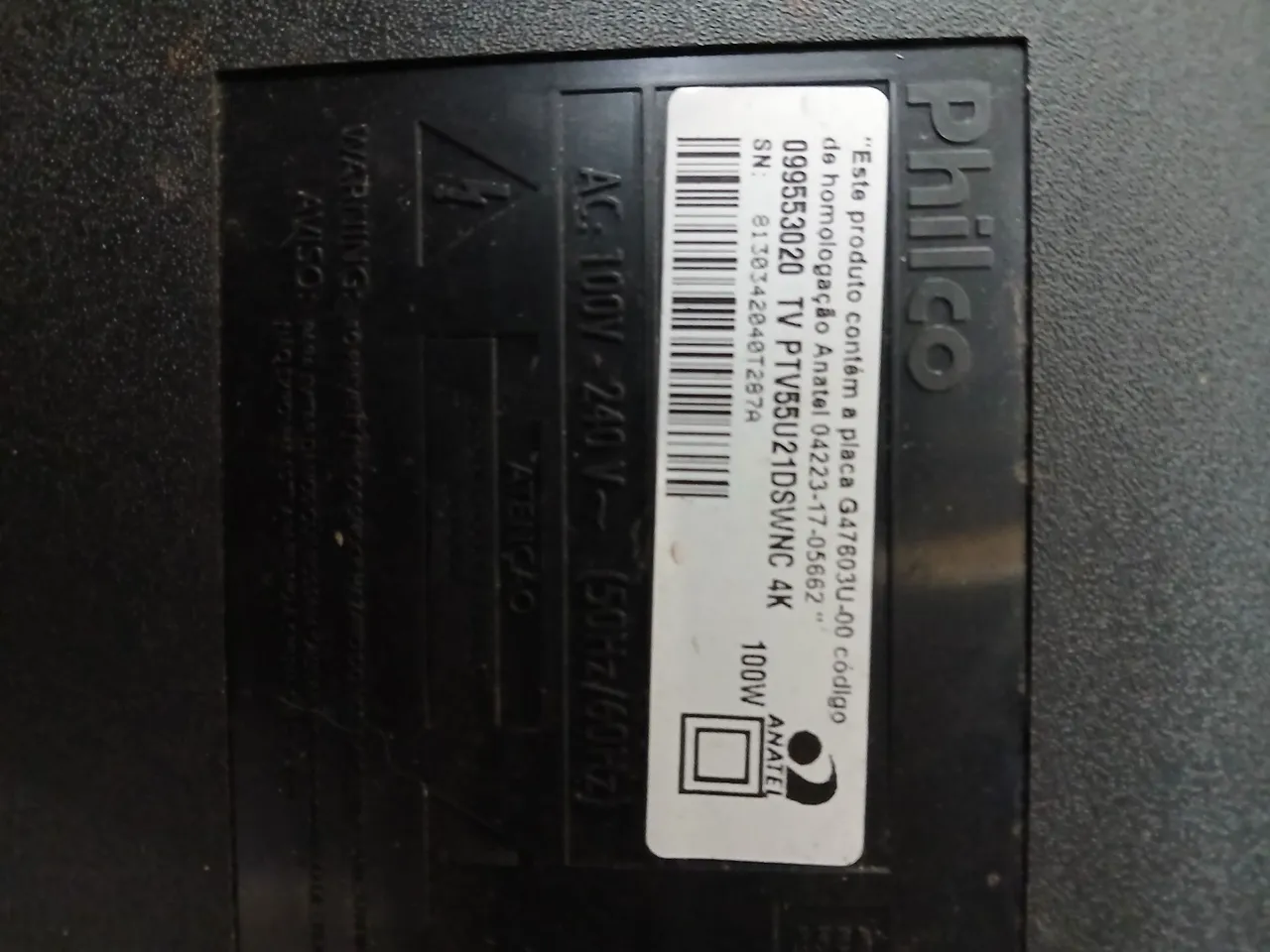 TV Philco PTV55U21DSWNC 4K