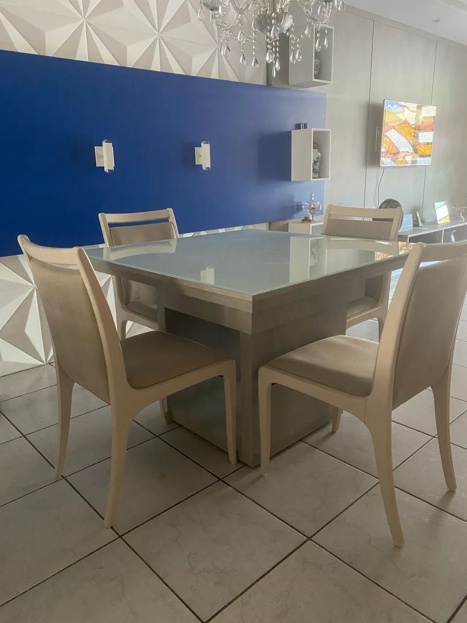 Mesa de jantar 4 lugares - Parcelo no cartão 