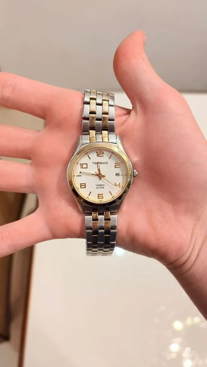 Technos Legacy Dourado e Prata  - Foto 4