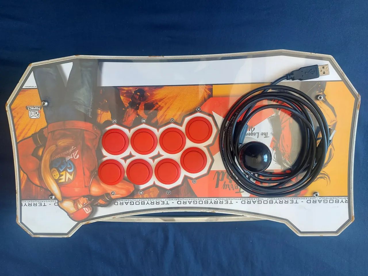 Controle Arcade Neo Geo - Terry Bogard