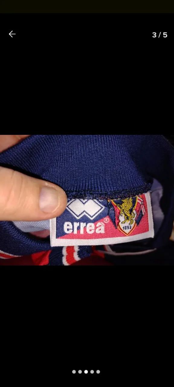 Camisa Genoa 1996-1997 Oficial 28 Pereira XL - Foto 3