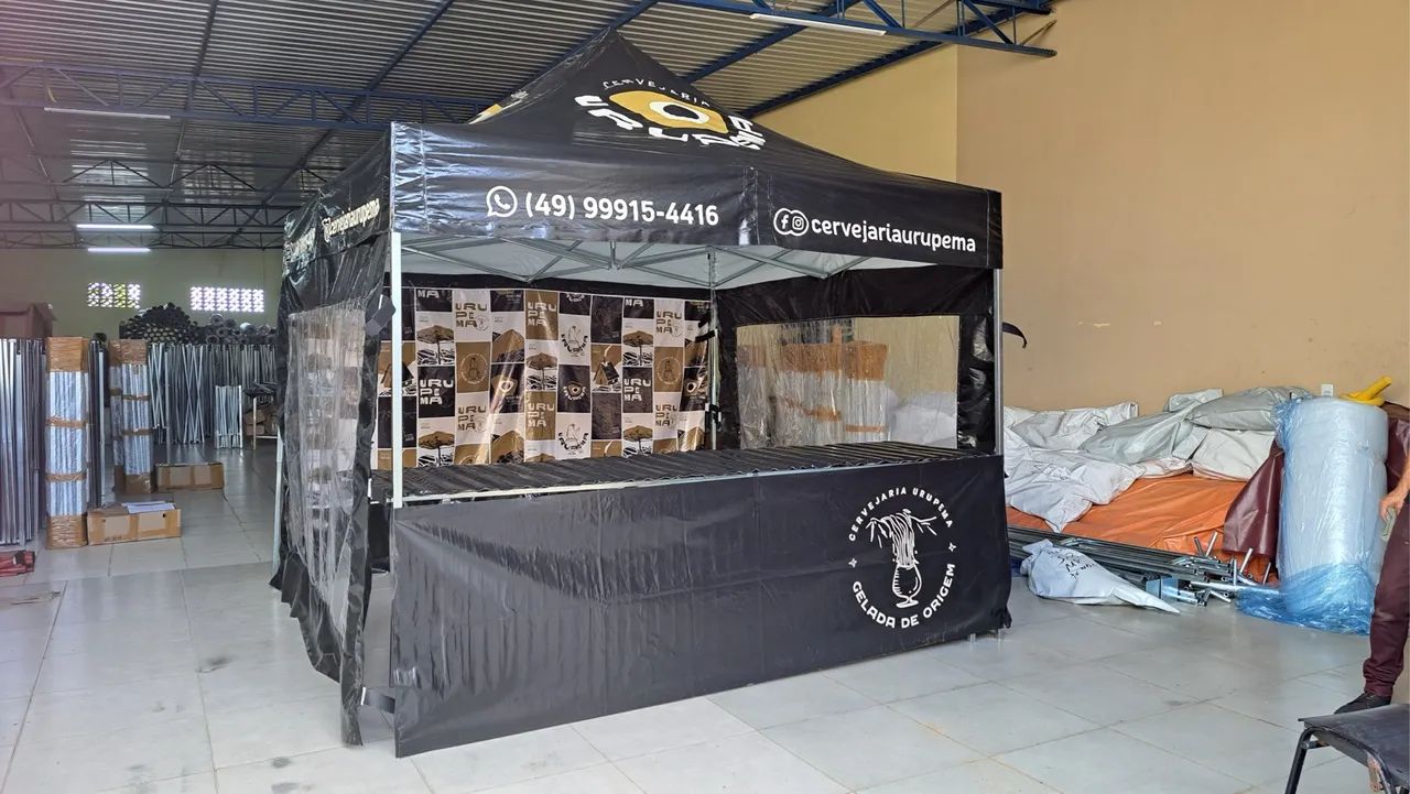 Tendas sanfonadas e piramidais  - Foto 2