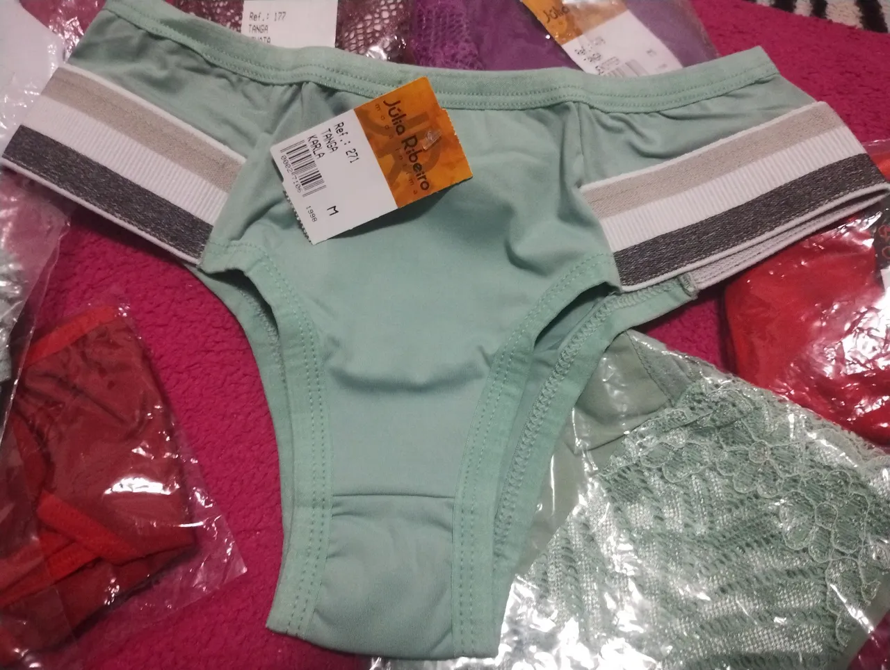 Calcinha Tanga Karla Verde M