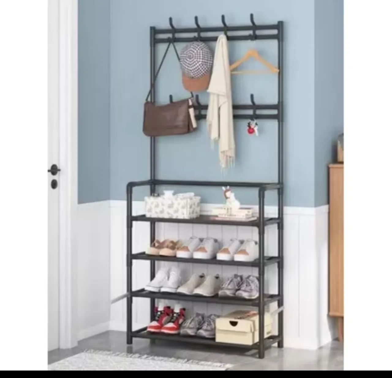 Organizador de Sapato com Cabideiro - Prático e Moderno