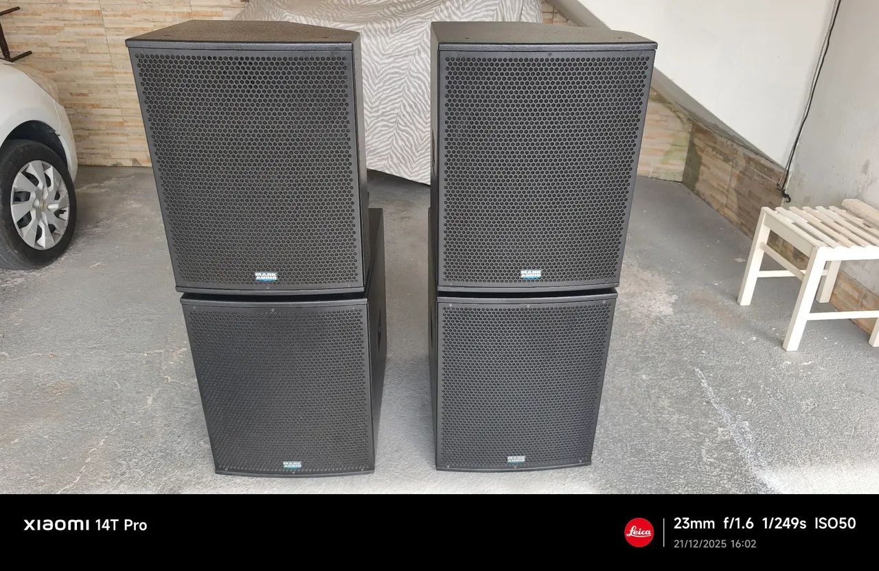 Kit de Caixas Passivas Mark Audio 15"
