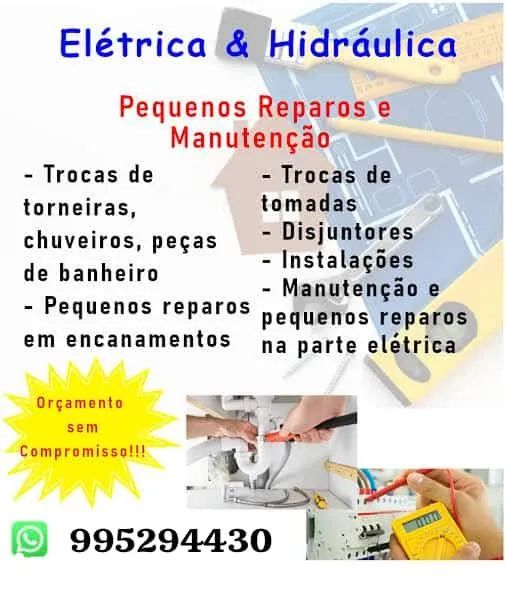 Eletricista e bombeiro hidráulico 