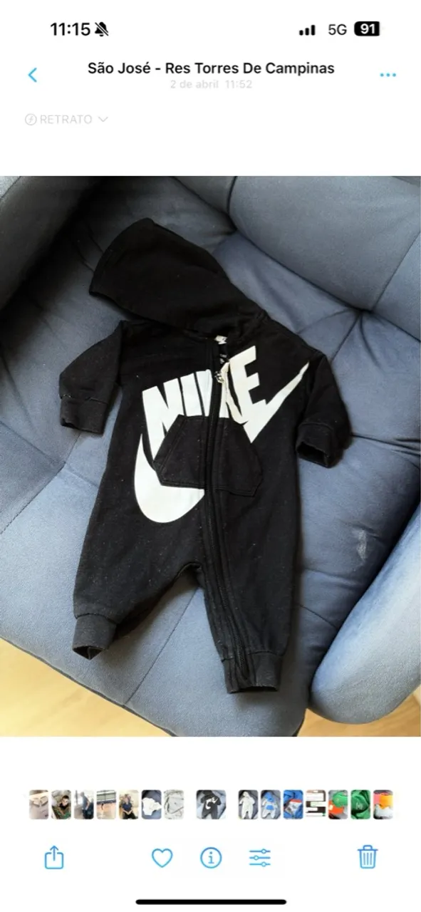 Macacões GAP e Nike Originais - Bebê 0-3 meses