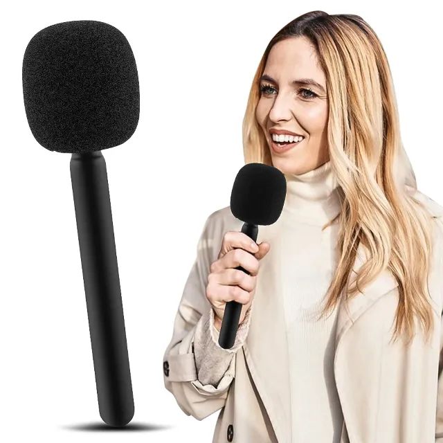 Bastão suporte para microfone de lapela / transforma sua lapela em um mic de mão - Foto 2