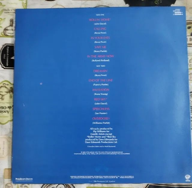 LP Vinil Status Quo In The Army Now P1986 EX - Foto 2