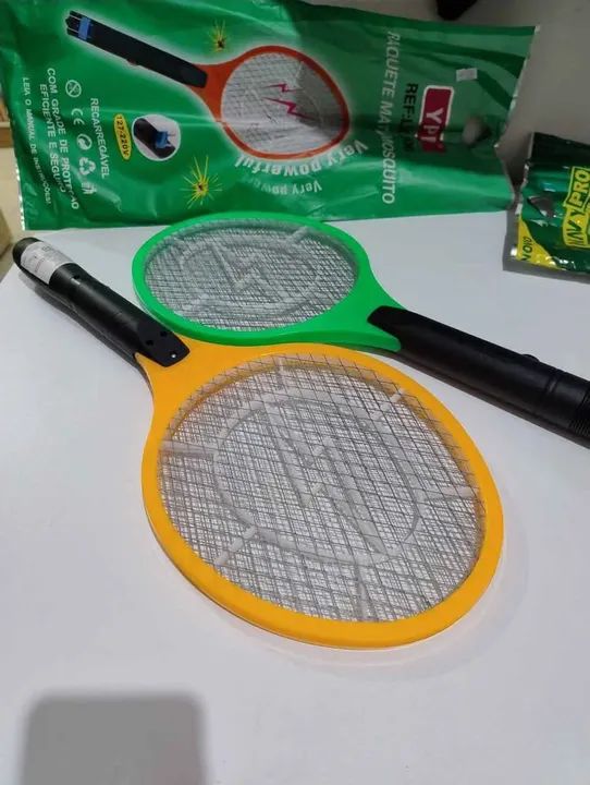 Raquete Elétrica Mosquitos - Elimina Mosquitos com Segurança