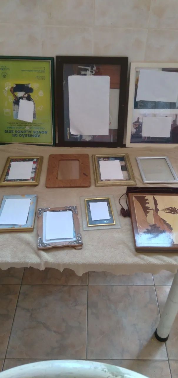 Porta retratos e  Álbum 