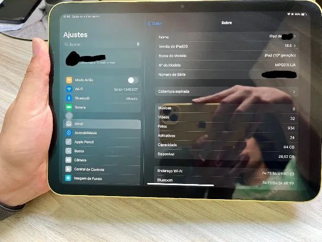 iPad 10 (10° Geração) - Sem defeitos e em excelentes condições 64168551319682122