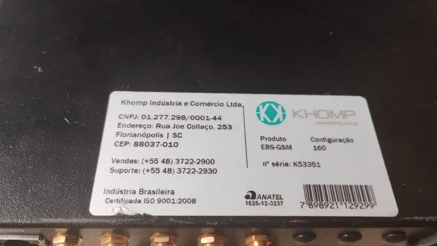  Ebs Khomp Chipeira  Gsm 160  16portas - Foto 3