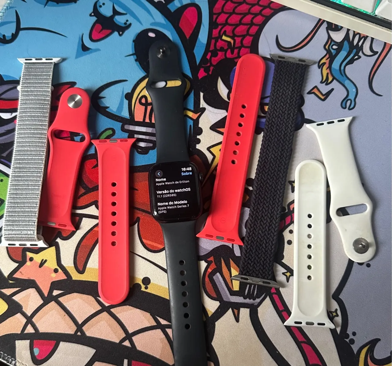 Apple Watch Series 7 41mm + Pulseiras