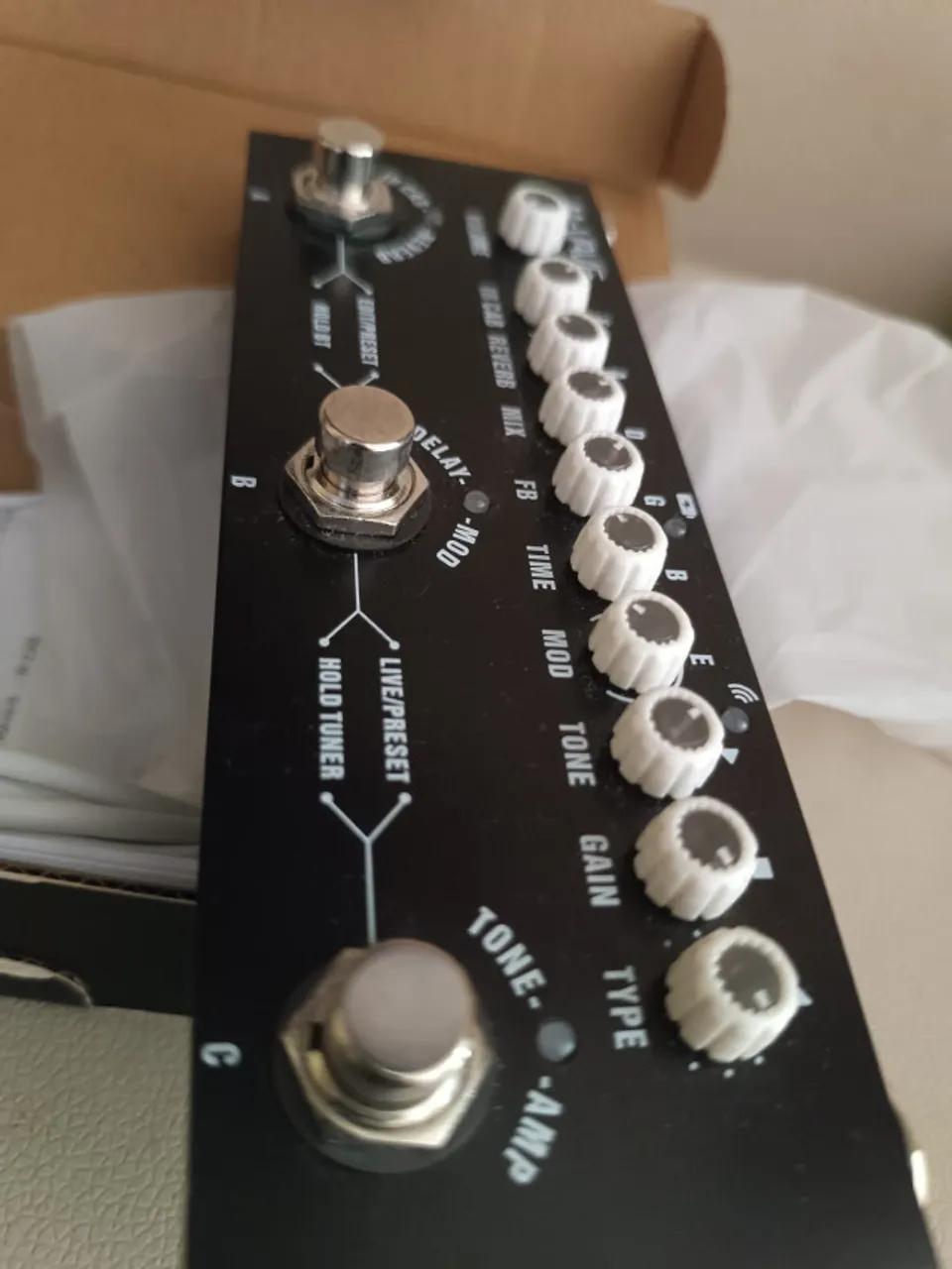 M-VAVE Cube Baby Guitar - IRs simulator cabo, manual e etc..